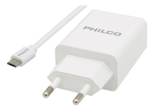 Cargador  Micro Cable Carga Rapida Blanco