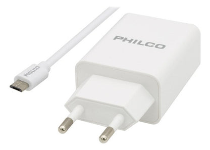 Cargador  Micro Cable Carga Rapida Blanco