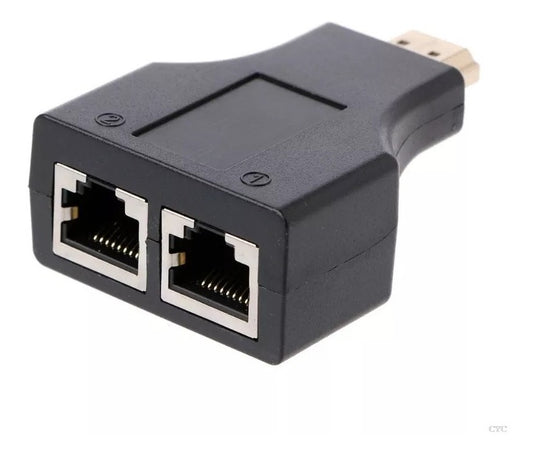Extensor Extension Hdmi Rj45 Dual Hdtv Ps3 Cat5e/6 1080p
