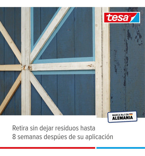 Cinta Masking Tape Exterior 25mt X 38mm Tesa Azul Acero Masking Tape