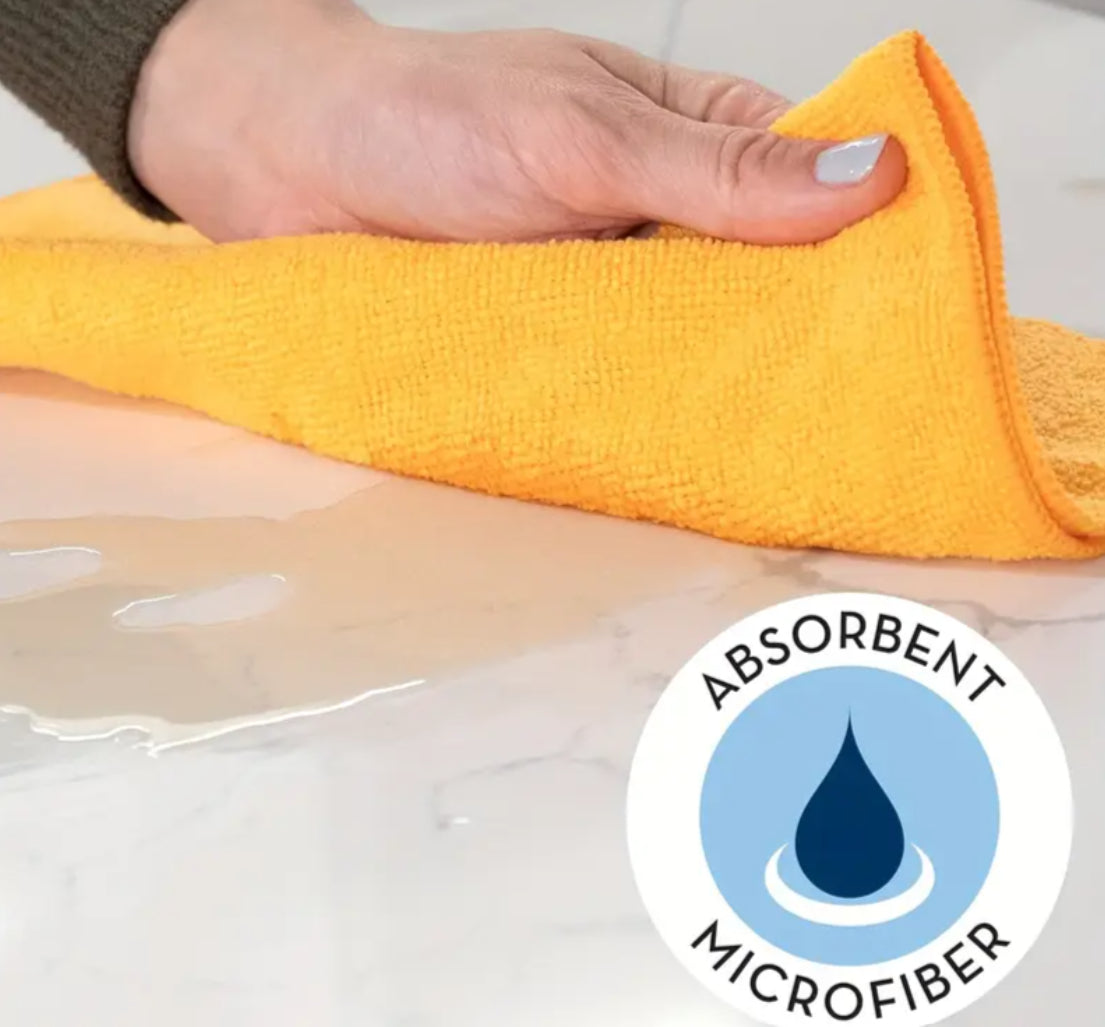 Paños Microfibra Secado Rápido 38 X 38 Cm Pack 10 Unidades