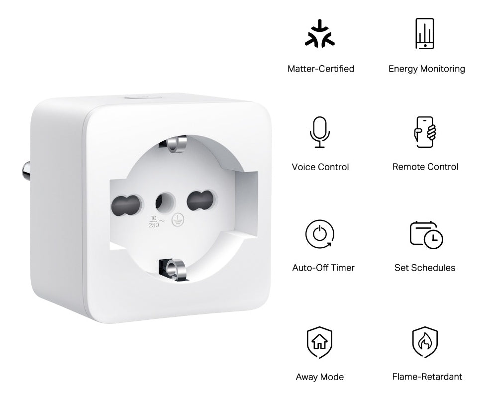 Enchufe Inteligente Tplink Con Monitorización Domótica P125m