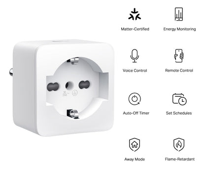 Enchufe Inteligente Tplink Con Monitorización Domótica P125m