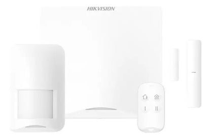 Kit De Alarma Inalámbrica Hikvision Axhome Wifi Y 4g Color Blanco