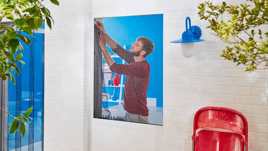 Malla Mosquitera Tesa Ventanas 1,3m X 1,5m Negro