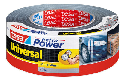 Cinta Duct Tape Tesa Universal Gris 50mt X 50mm Extra Fuerte