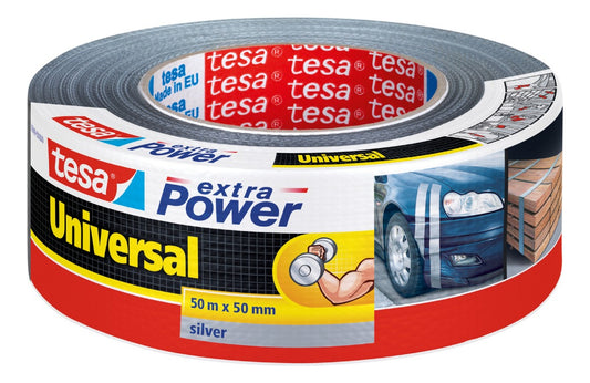 Cinta Duct Tape Tesa Universal Gris 50mt X 50mm Extra Fuerte