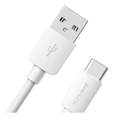 Cable De Carga Y Datos Bestlink Usb-a A Usb-c De 1 M, Blanco