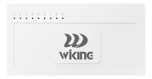 Switch 8 Puertos Ethernet No Administrable Wiking