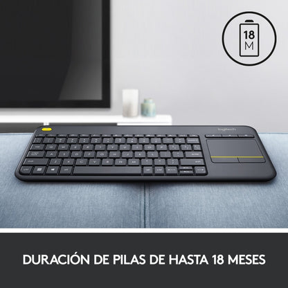 Teclado Inalámbrico Con Touchpad Logitech K400 Plus