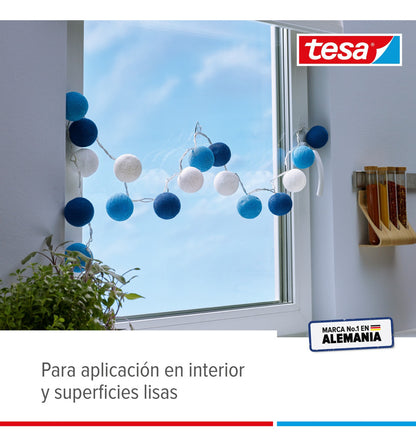 Pack 3 Blíster Gancho Removible Acrílico Vidrio 0,2 Kg Tesa