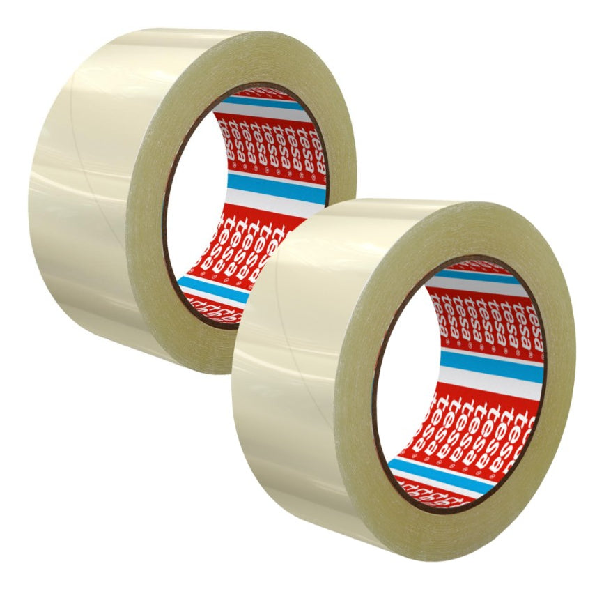 Pack 2 Cintas Embalar Uso General Transparente 48mm X 100m
