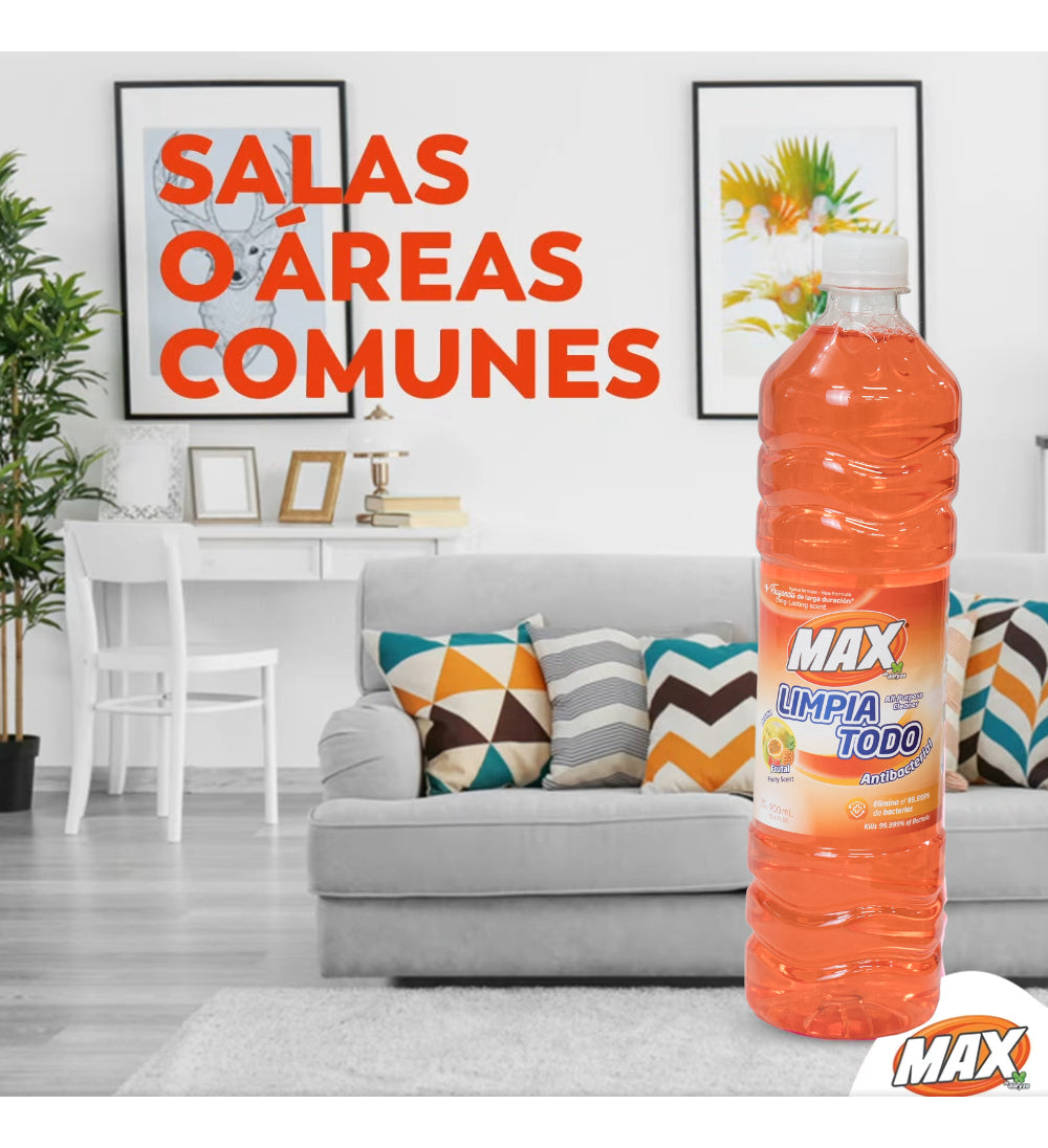 Limpia Todo Líquido Piso Antibacterial 900 Ml Aroma Frutal