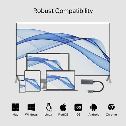 Adaptador Usb C A Hdmi 4k 60hz Plug&play Ua520c Tp-link