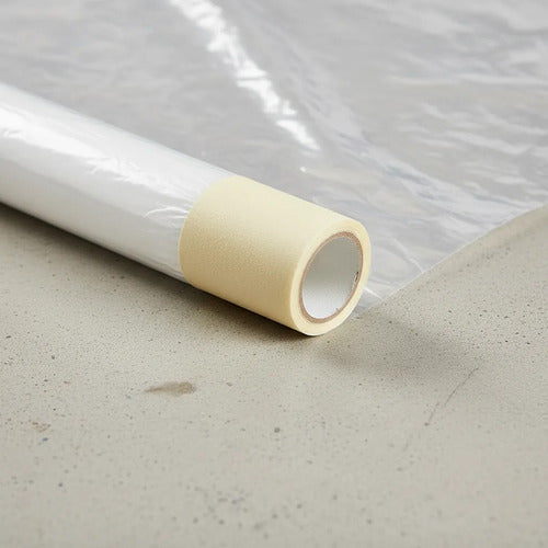 Plástico Protector Adhesivo Easy Cover 15mts X 2,6mts Tesa