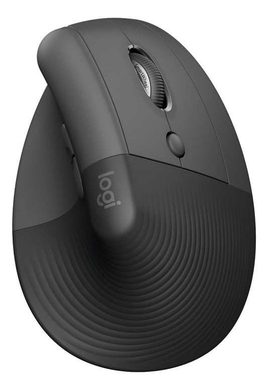 Mouse Vertical Bluetooth Ergonomico Diestro Logitech Grafito