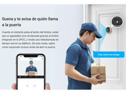 Mirilla Inteligente Full Hd 1080p Wifi C/monitor Dp2c Ezviz