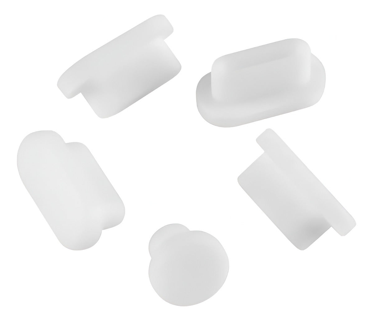 Tapon Silicona Antipolvo 5 Piezas Para Notebook Macbook
