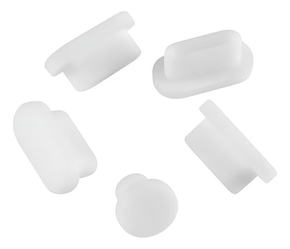 Tapon Silicona Antipolvo 5 Piezas Para Notebook Macbook