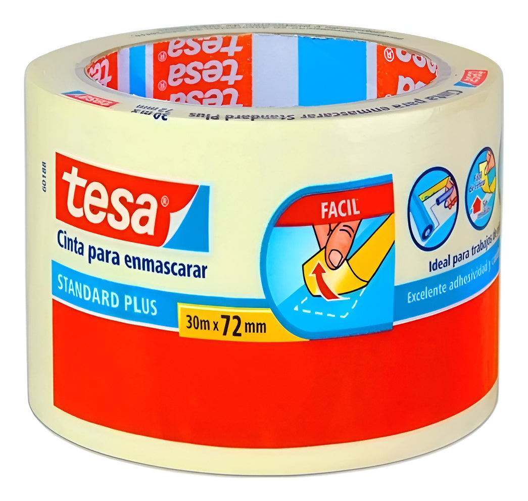 Cinta De Enmascarar Masking Tape 30mt X 72mm Tesa