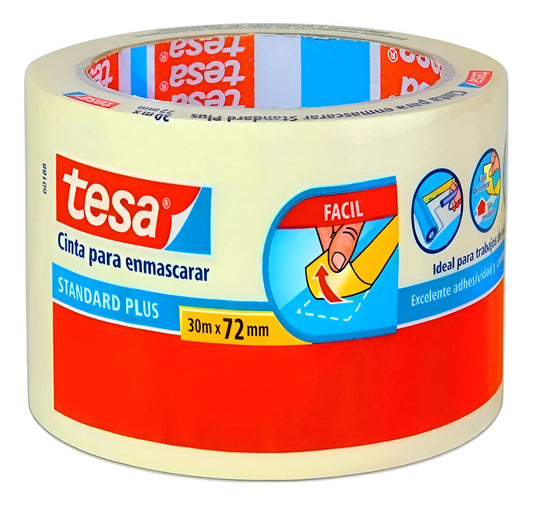 Cinta De Enmascarar Masking Tape 30mt X 72mm Tesa