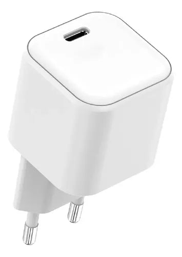 Cargador Carga Rapida 65w Usb C Para Android iPhone Blanco
