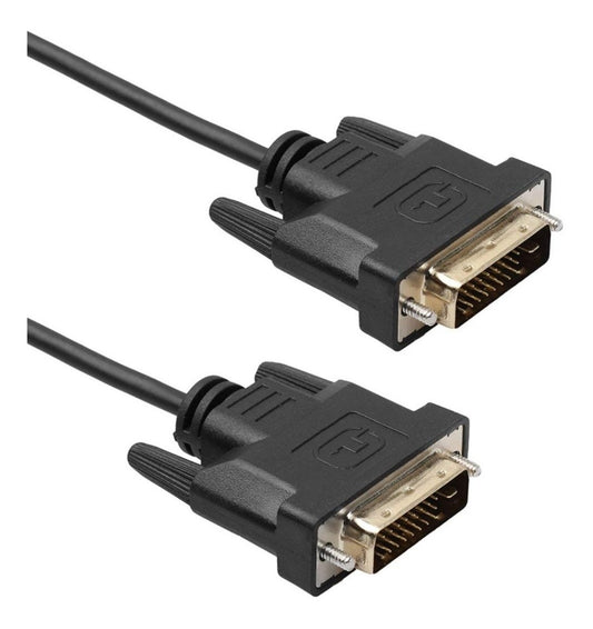 Cable Dvi 24 + 1 Macho Macho 1,8 Metros Conector Dorado