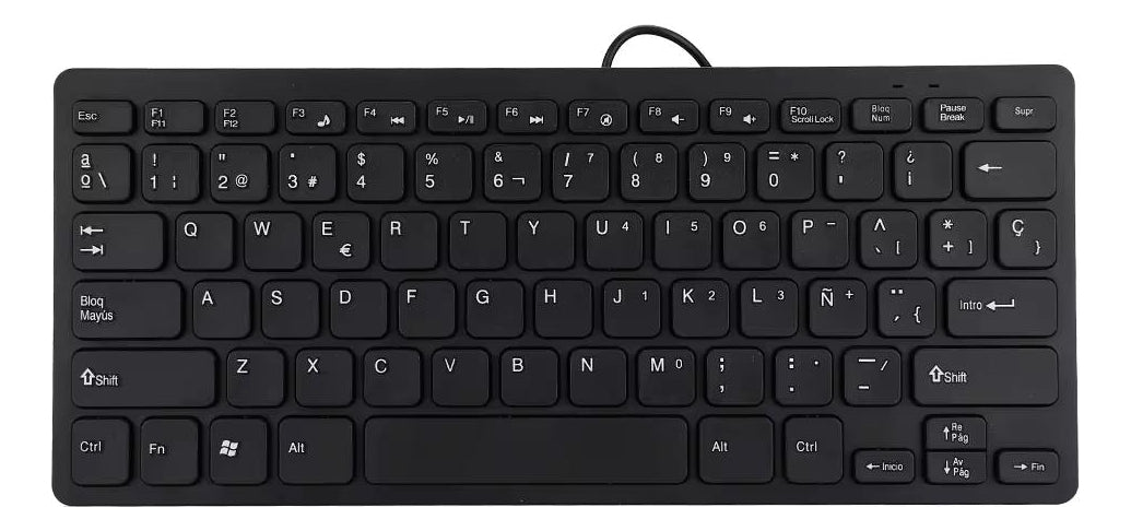 Mini Teclado Usb 78 Teclas, Compacto Y Ergonómico Portable