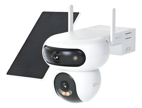 Cámara Seguridad Wifi Hb90 2k+ Dual Con Panel Solar Ezviz Blanco