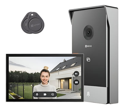 Kit Video Intercomunicador Wifi Inteligente Ezviz Hp7 2k 3mp