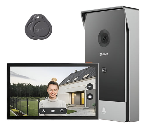 Kit Video Intercomunicador Wifi Inteligente Ezviz Hp7 2k 3mp