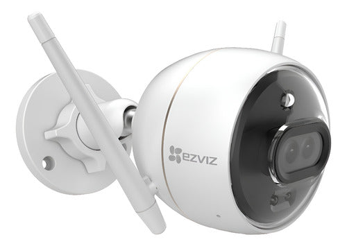 Cámara Seguridad Exterior Wifi C3x 2mp Visión Nocturna Ezviz Blanco