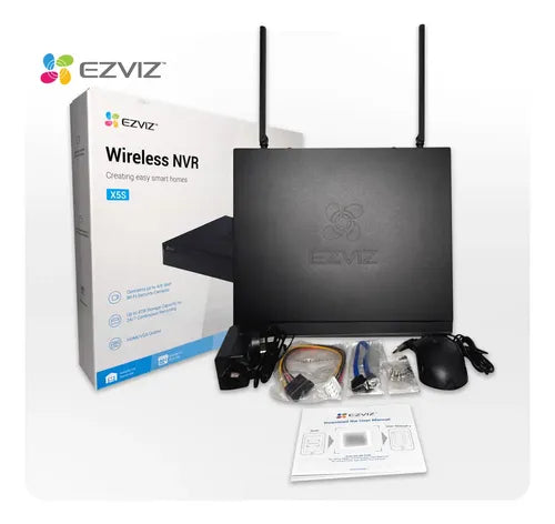 Nvr Seguridad Wifi X5s 4 Ch 4 Salidas 5mp Ezviz