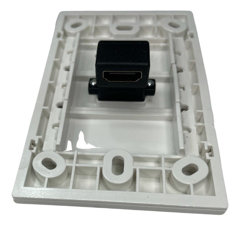 Enchufe Hdtv Hembra Muralla 118x75mm