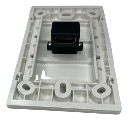 Enchufe Hdtv Hembra Muralla 118x75mm