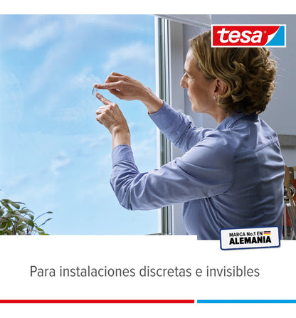 Pack 3 Blíster Gancho Removible Acrílico Vidrio 0,2 Kg Tesa