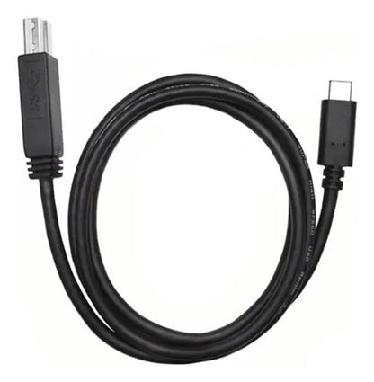 Cable Usb C A Usb 3.0 Bm Para Impresora Mac Scanner 1,8m Color Negro