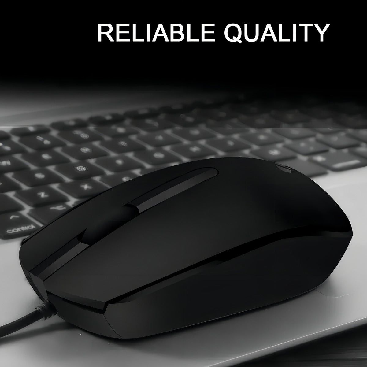 Mouse Óptico Alámbrico Usb Hp M10 Negro 1200 Dpi