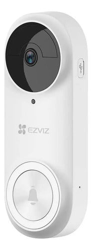 Kit Timbre Audio Video Wifi Con Batería Db2 2k Ezviz Blanco