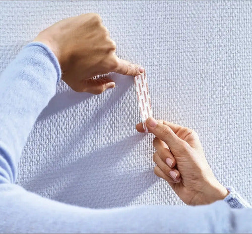 Blíster Clavo Adhesivo Ajustable Pared Yeso 1kg X8 U. Blanco