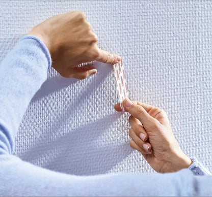 Blíster Clavo Adhesivo Ajustable Pared Yeso 1kg X8 U. Blanco
