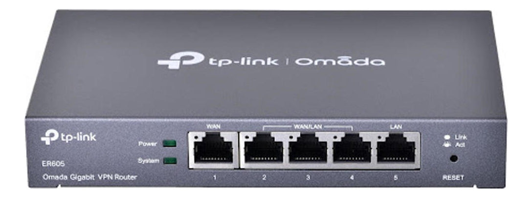 Router Gigabit Vpn Omada Er605 Hasta 4 Puertos Wan Gigabit