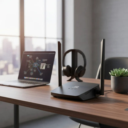 Router Wifi Wiking 2.4ghz 300mbps 5fe Negro