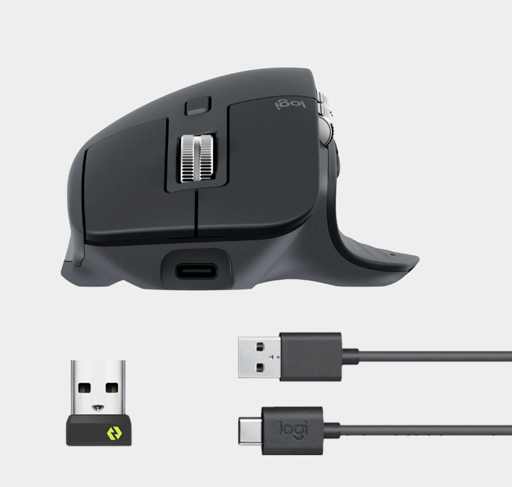 Mouse Recargable Ergonómico Veloz 8k Mx Master 3s Logitech