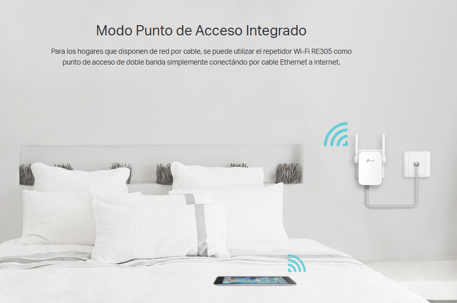 Repetidor Wi-fi Mesh Ac1200 Tp Link Re305 Doble Banda