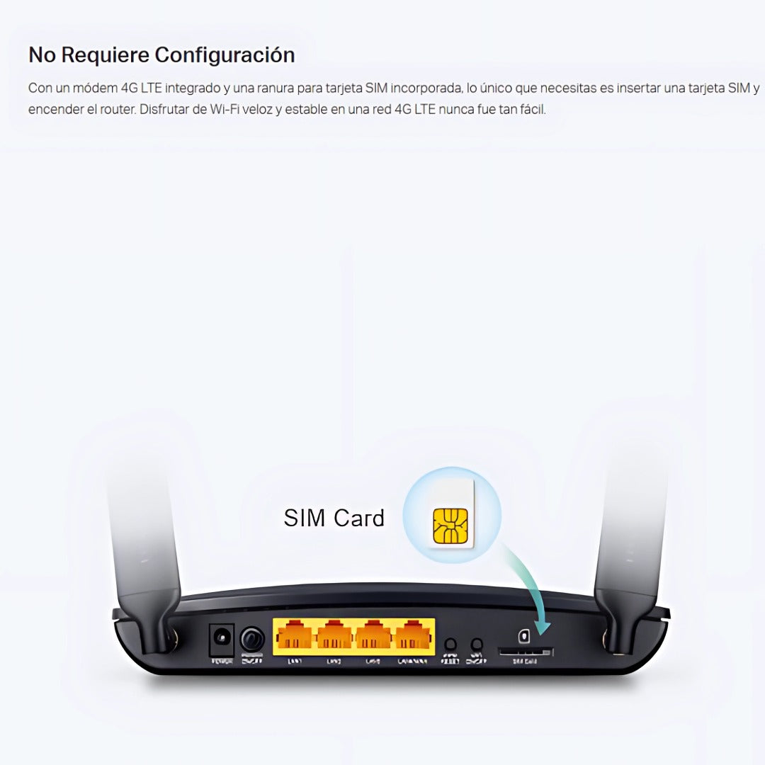 Router Wifi 4g Lte 300mbps Tl-mr6400 Versión 7.0 Tp-link