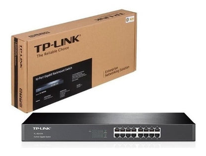 Switch 16 Puertos Tl-sg1016 10 100 1000mbps Tp-link