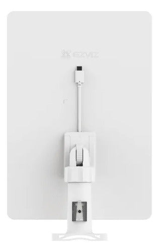 Panel Solar 8w Usb-c Carga Continua Camara Bateria Ezviz Blanco 5.4v 6.8v
