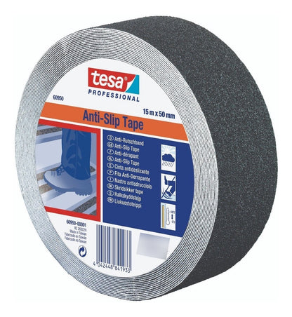 Cinta Antideslizante Negra 15m X 50mm Tesa
