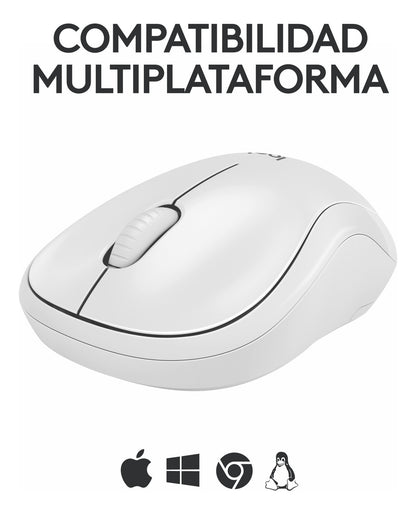 Mouse Inalámbrico M240 Logitech Click Silencioso Blanco